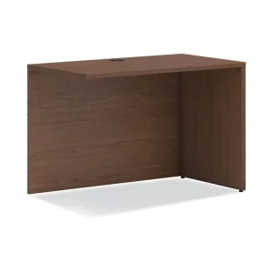 Mod Return Shell, Reversible (Left or Right), 48w x 24d x 29h, Sepia Walnut