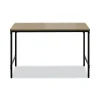 Simple Work Desk, 45.5″ X 23.5″ X 29.5″, Walnut