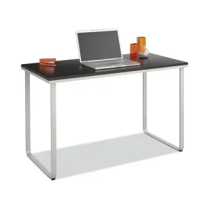 Steel Desk, 47.25″ X 24″ X 28.75″, Black/silver