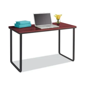 Steel Desk, 47.25″ X 24″ X 28.75″, Cherry/black