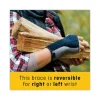 Adjustable Reversible Splint Wrist Brace, Fits Wrists 5.5" to 8.5", Black - Image 3