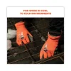 ProFlex 7551-CASE ANSI A5 Coated Waterproof CR Gloves, Orange, Medium, 144 Pairs/Carton, Ships in 1-3 Business Days - Image 4