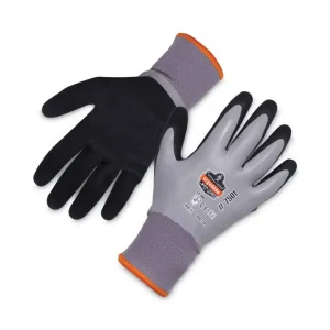 ProFlex 7501-CASE Coated Waterproof Winter Gloves, Gray, Medium, 144 Pairs/Carton, Ships in 1-3 Business Days
