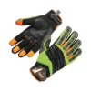 ProFlex 924 Hybrid Dorsal Impact-Reducing Gloves, Black/Lime, Small, Pair, Ships in 1-3 Business Days - Image 3