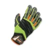 ProFlex 924 Hybrid Dorsal Impact-Reducing Gloves, Black/Lime, Medium, Pair, Ships in 1-3 Business Days - Image 2