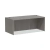 Alera Valencia Series Straight Front Desk Shell, 71″ x 35.5″ x 29.63″, Gray