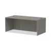 Alera Valencia Series Straight Front Desk Shell, 71″ x 35.5″ x 29.63″, Gray - Image 3