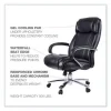 Alera Maxxis Series Big/tall Bonded Leather Chair, Supports 500 Lb, 21.42″ To 25″ Seat Height, Black Seat/back, Chrome Base - Image 3