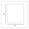Everlife Chair Mats For Medium Pile Carpet, Rectangular, 46 X 60, Clear - Image 3