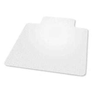 EverLife Chair Mat for High Pile Carpet with Lip, 46 x 60, Clear, Ships in 4-6 Business Days