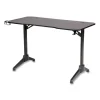 Ultimate Computer Gaming Desk, 47.2″ x 23.6″ x 29.5″, Black/Black, Ships in 1-3 Business Days