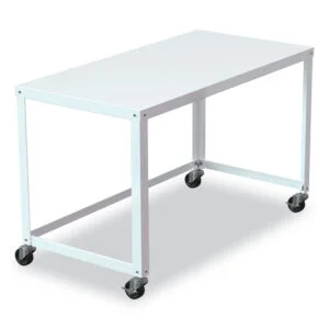 RTA Mobile Desk, 47.45 x 23.88 x 29.6, White, Ships in 4-6 Business Days
