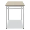 Ready Home Office Desk, 45.5″ x 23.5″ to 29.5″, Beige/White, Ships in 1-3 Business Days - Image 3
