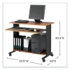 Muv Standing Desk, 35.5″ x 22″ x 30.5″, Cherry, Ships in 1-3 Business Days - Image 3