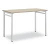 Ready Home Office Desk, 45.5″ x 23.5″ to 29.5″, Beige/White, Ships in 1-3 Business Days