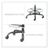 Alera Mota Series Big And Tall Stool, Supports Up To 450 Lb, 28.74″ To 32.67″ Seat Height, Black - Image 2