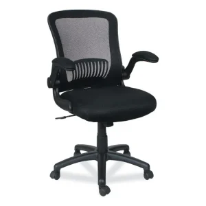 Alera Eb-E Series Swivel/tilt Mid-Back Mesh Chair, Supports Up To 275 Lb, 18.11″ To 22.04″ Seat Height, Black