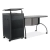 Teacher’s WorkPod Desk and Lectern Kit, 68″ x 24″ x 41″, Charcoal Gray, Ships in 1-3 Business Days