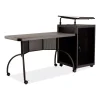 Teacher’s WorkPod Desk and Lectern Kit, 68″ x 24″ x 41″, Charcoal Gray, Ships in 1-3 Business Days - Image 3