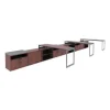 Alera Open Office Desk Series Low File Cabinet Credenza, 2-Drawer: Pencil/file, Legal/letter, 1 Shelf,cherry,29.5×19.13×22.88 - Image 2