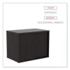 Alera Open Office Low Storage Cab Cred, 29.5w x 19.13d x 22.78h, Mahogany - Image 3