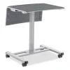 Sit-Stand Student Desk Pro, 23.5″ x 19.5″ x 28.5″ to 41.75″, Charcoal Gray, Ships in 1-3 Business Days - Image 3