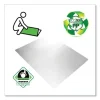 Ecotex Polypropylene Anti-Slip Foldable Chair Mat for Hard Floors, 45 x 53, Translucent - Image 5