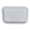 Meat Trays, #2S, 8.5 x 6 x 0.7, White, 500/Carton