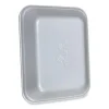 Meat Trays, #8P, 10.8 x 8.82 x 1.5, White, 200/Carton - Image 3