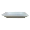 Meat Trays, #8P, 10.8 x 8.82 x 1.5, White, 200/Carton - Image 2