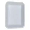Meat Trays, #3P, 8.7 x 6.6 x 1.1, White, 400/Carton