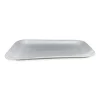 Meat Trays, #4S, 9.5 x 7.25 x 0.5, White, 500/Carton - Image 2