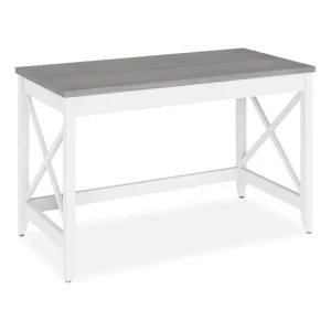 Farmhouse Writing Desk, 47.24″ x 23.62″ x 29.53″, Gray