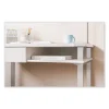Mirella SOHO Desk with Drawer, 36.25″ x 22.25″ x 30″, Gray, Ships in 1-3 Business Days - Image 3