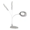 2-in-1 LED Magnifier Floor and Table Light, 39.5″ High, Silver/White, Ships in 1-3 Business Days - Image 3