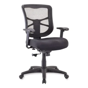 Alera Elusion Series Mesh Mid-Back Swivel/tilt Chair, Supports Up To 275 Lb, 17.9″ To 21.8″ Seat Height, Black