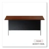 Double Pedestal Steel Desk, 72″ X 36″ X 29.5″, Mocha/black - Image 2