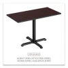 Alera Hospitality Series Single-Column Bases, 27.5″ Diameter x 40.38″h, 300 lb Cap, Steel, Black