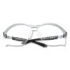 BX Molded-In Diopter Safety Glasses, 2.0+ Diopter Strength, Silver/Black Frame, Clear Lens - Image 3