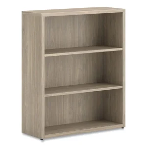 10500 Series Laminate Bookcase, Three Shelves, 36″ x 13″ x 43.75″, Kingswood Walnut