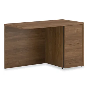 10500 Series Return with Full-Height Pedestal, Right, 48″ x 24″ x 29.5″, Pinnacle