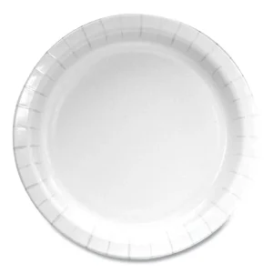 Paper Dinnerware, Plate, 6″, White, 1,000/Carton