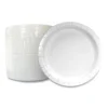 Paper Dinnerware, Plate, 6″, White, 1,000/Carton - Image 2