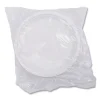 Renewable Sugarcane Plates, 6″ dia, Natural White, 1,000/Carton - Image 2