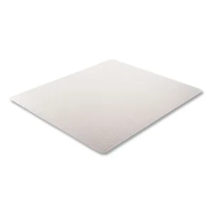 Duramat Moderate Use Chair Mat, Low Pile Carpet, Flat, 46 X 60, Rectangle, Clear