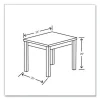 80000 Laminate Occasional End Table, Rectangular, 24w x 20d x 20h, Pinnacle - Image 3