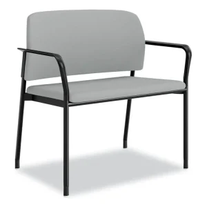 Accommodate Series Bariatric Chair with Arms, 33.5″ x 21.5″ x 32.5″, Flint Seat, Flint Back, Charblack Legs