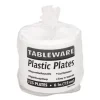 Plastic Dinnerware, Plates, 6″ Dia, White, 125/pack - Image 3
