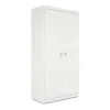 Assembled 72″ High Heavy-Duty Welded Storage Cabinet, Four Adjustable Shelves, 36w X 18d, Light Gray