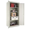 Assembled 78″ High Heavy-Duty Welded Storage Cabinet, Four Adjustable Shelves, 36w X 24d, Light Gray - Image 2